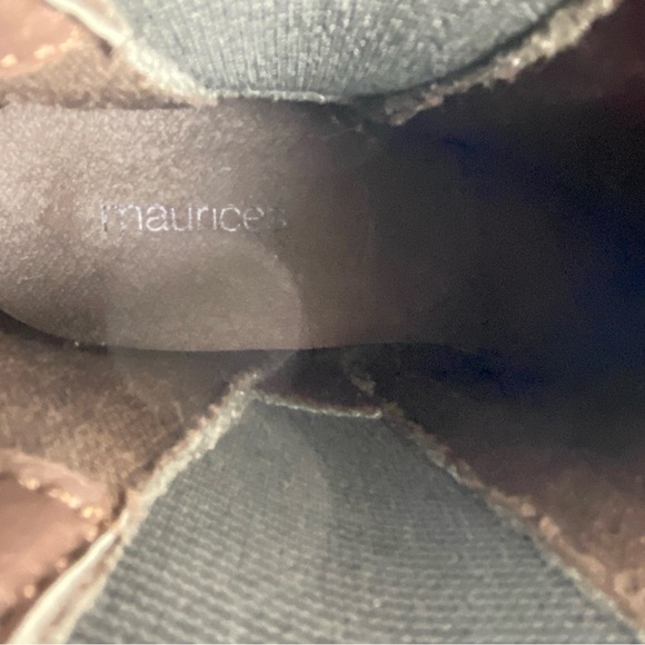 Maurices Ankle Boots Rebel Tan 7.5M 3" Heel - Picture 8 of 10